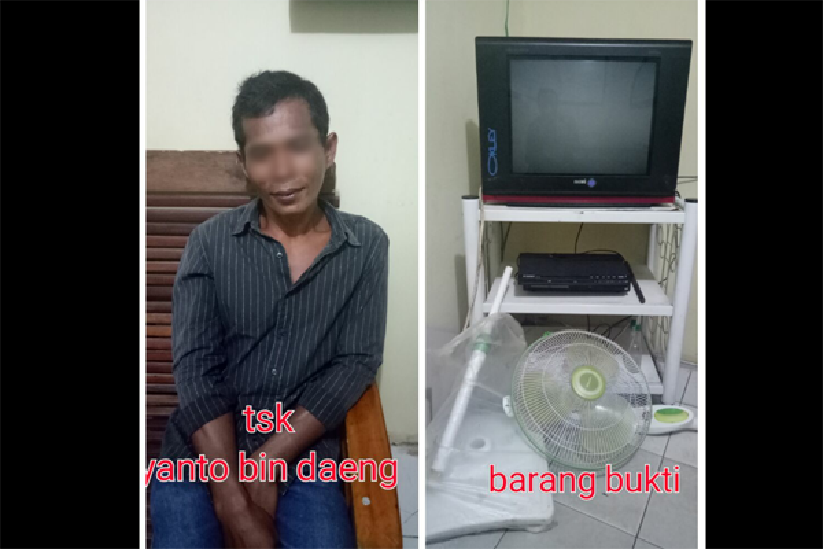 Polisi Tangkap Penjarah Barang Inventaris SDN 26Â Sungai Raya