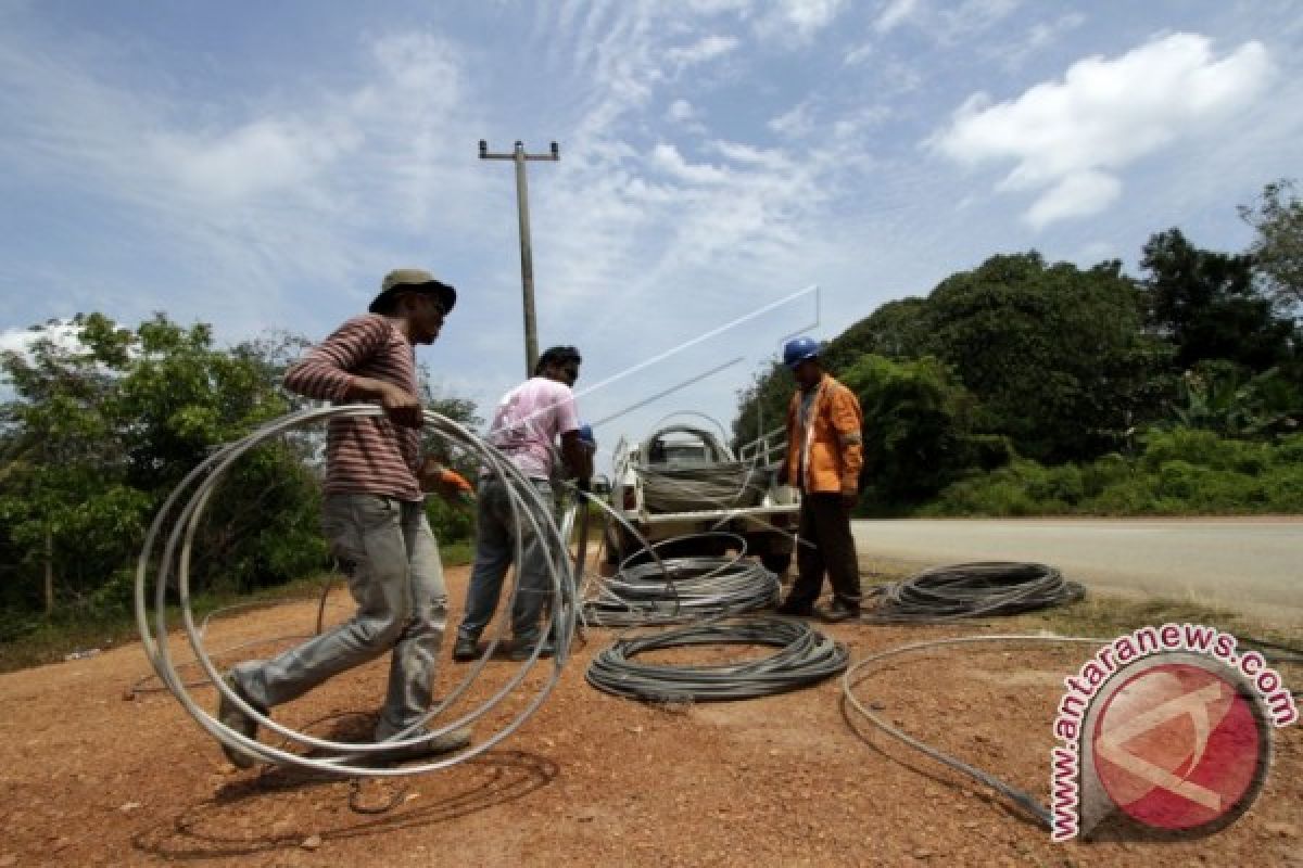 Hore! Desa di Barito Selatan Akhirnya Dibangun Jaringan Listrik 