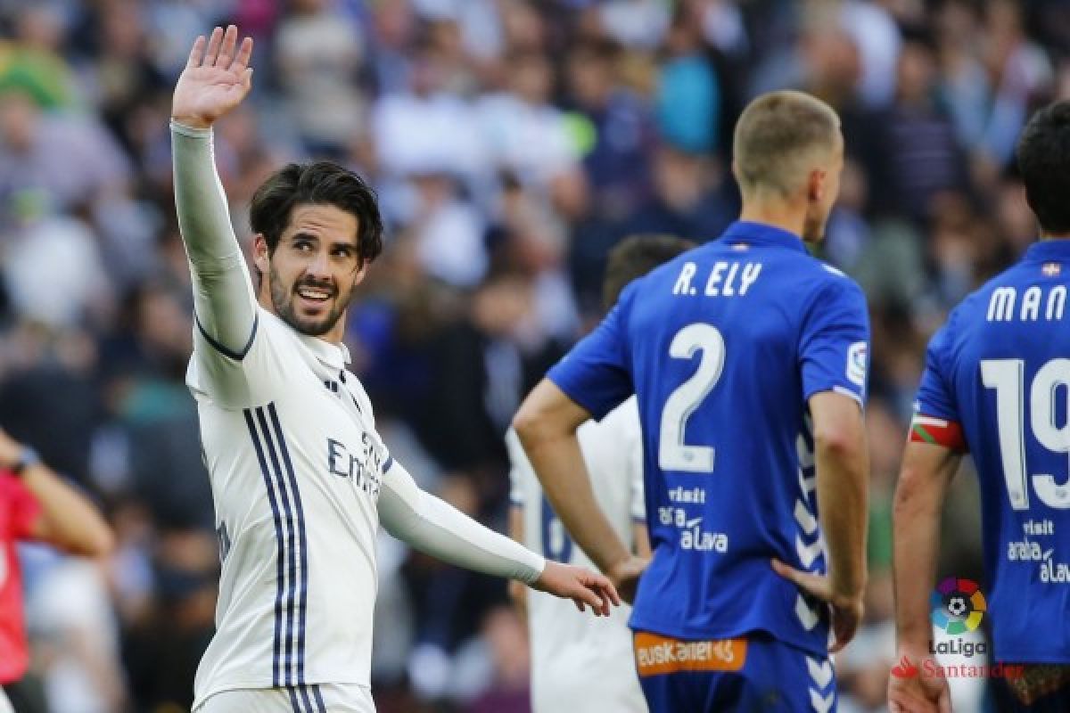 Real Madrid tundukkan Gijon 3-2 tanpa Ronaldo dan Bale