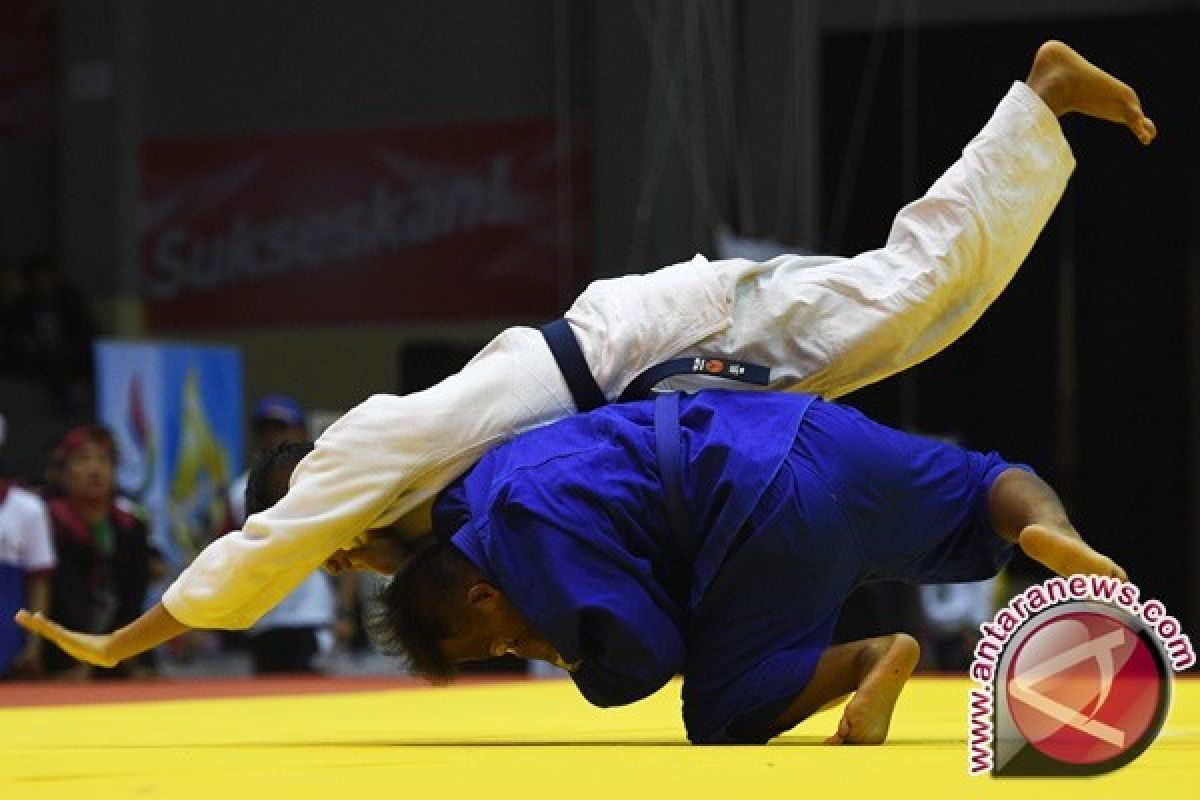 PON Papua - Jakarta amankan emas ke-19 PON XX dari judo, kalahkan Jabar