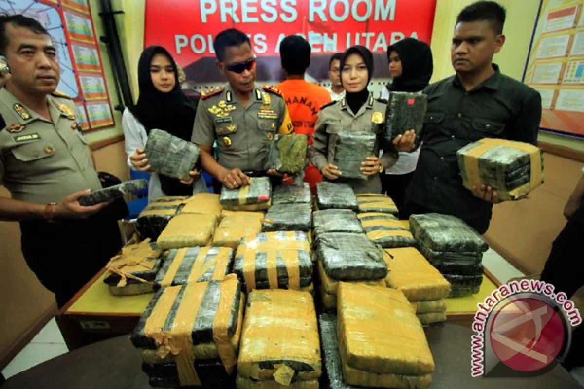 Petugas Lapas Medan tangkap napi edarkan ganja