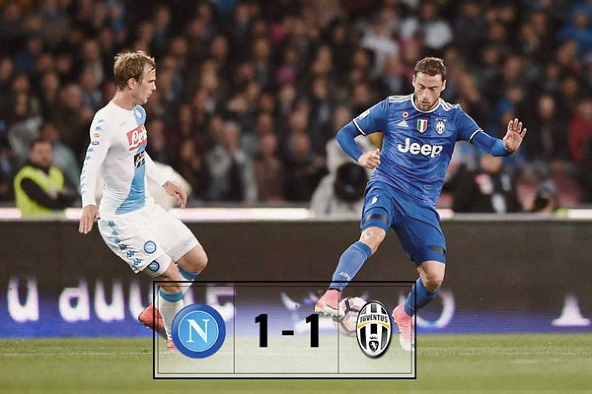 Juventus Bermain Imbang 1-1 Dengan Napoli