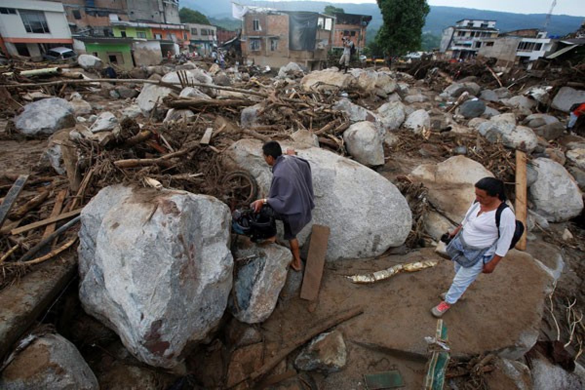Banjir dan longsor di Kolombia, 254 orang tewas