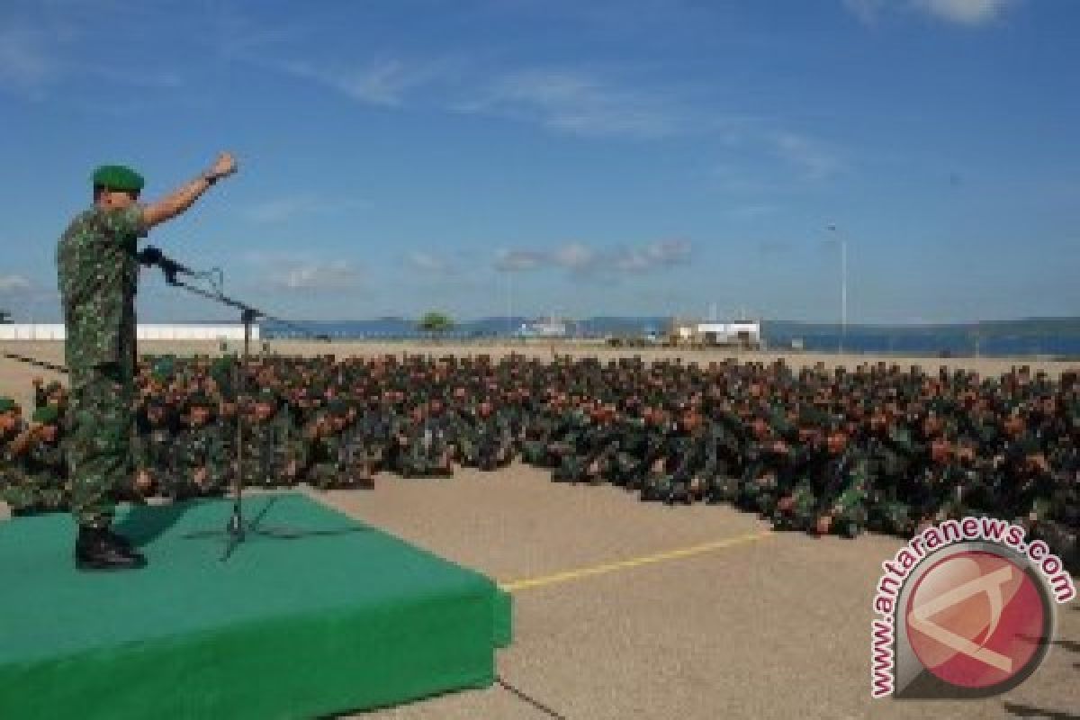 Pangdam Udayana Sambut Satgas Pamtas RI-Timor Leste