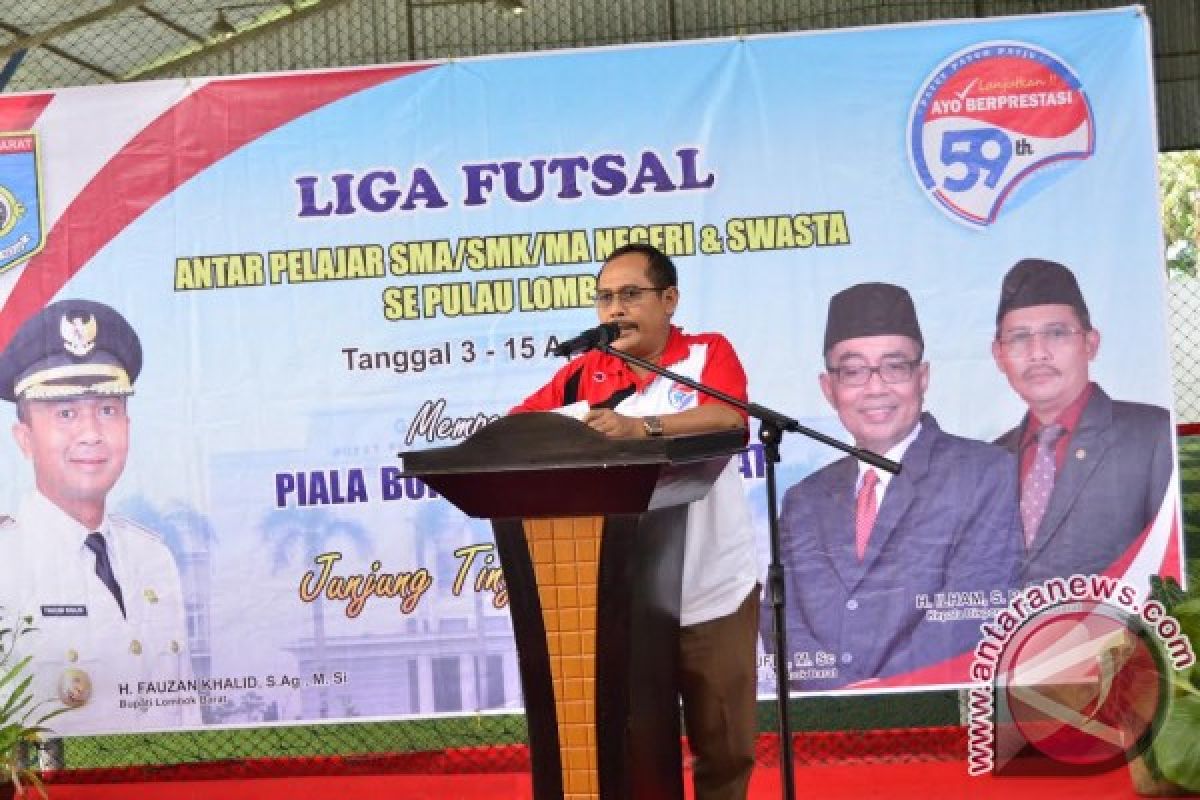 Futsal - Dikpora Lombok Barat Gelar Kejuaraan Antarpelajar 