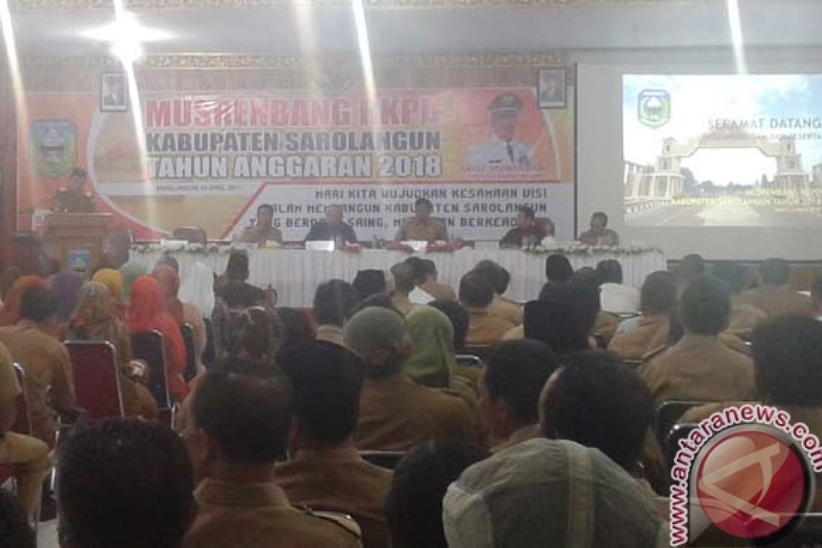  Sarolangun adakan Musrenbang RKPD 2018