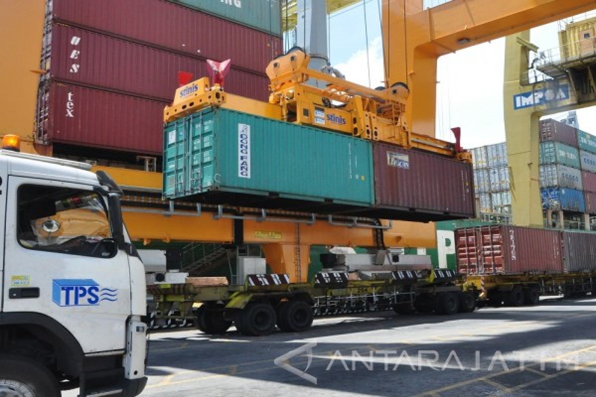 TPS Tanjung Perak Operasikan Crane Kapal Besar