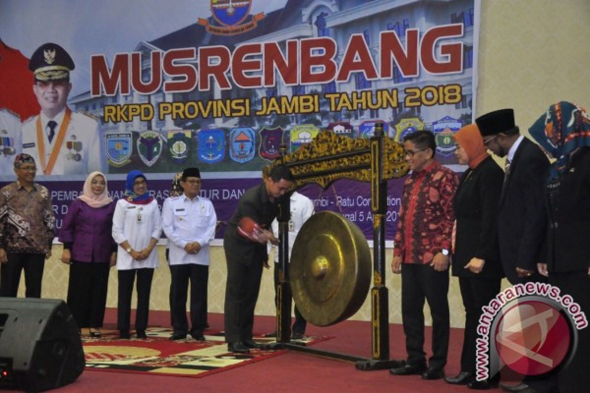 Musrenbang Pemprov Jambi prioritaskan pembangunan infrastruktur 