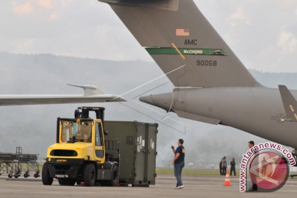 Perbaikan pesawat militer AS di Aceh selesai