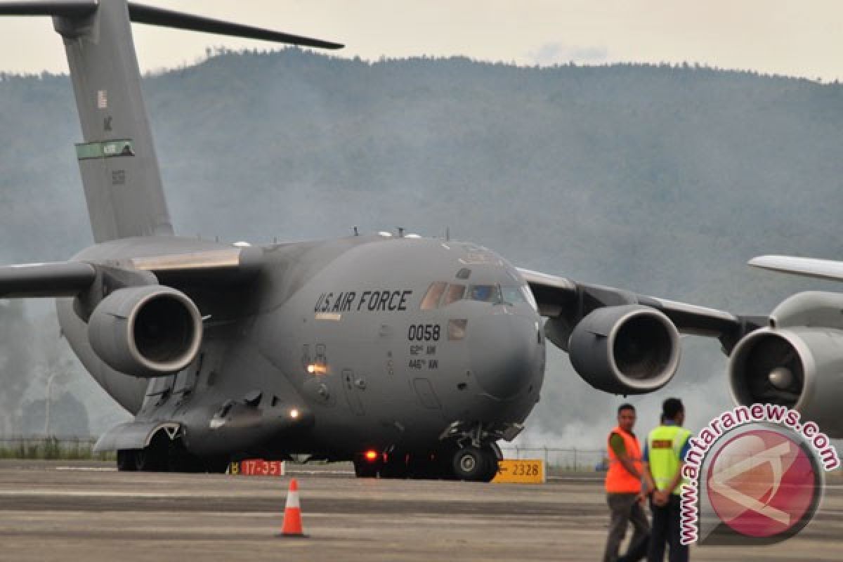 Perbaikan pesawat militer AS di Aceh selesai