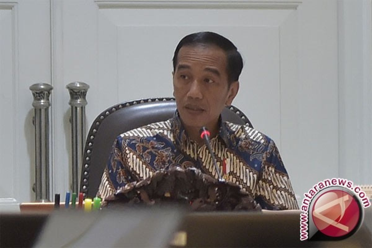 Presiden Jokowi minta kementerian maksimalkan belanja modal