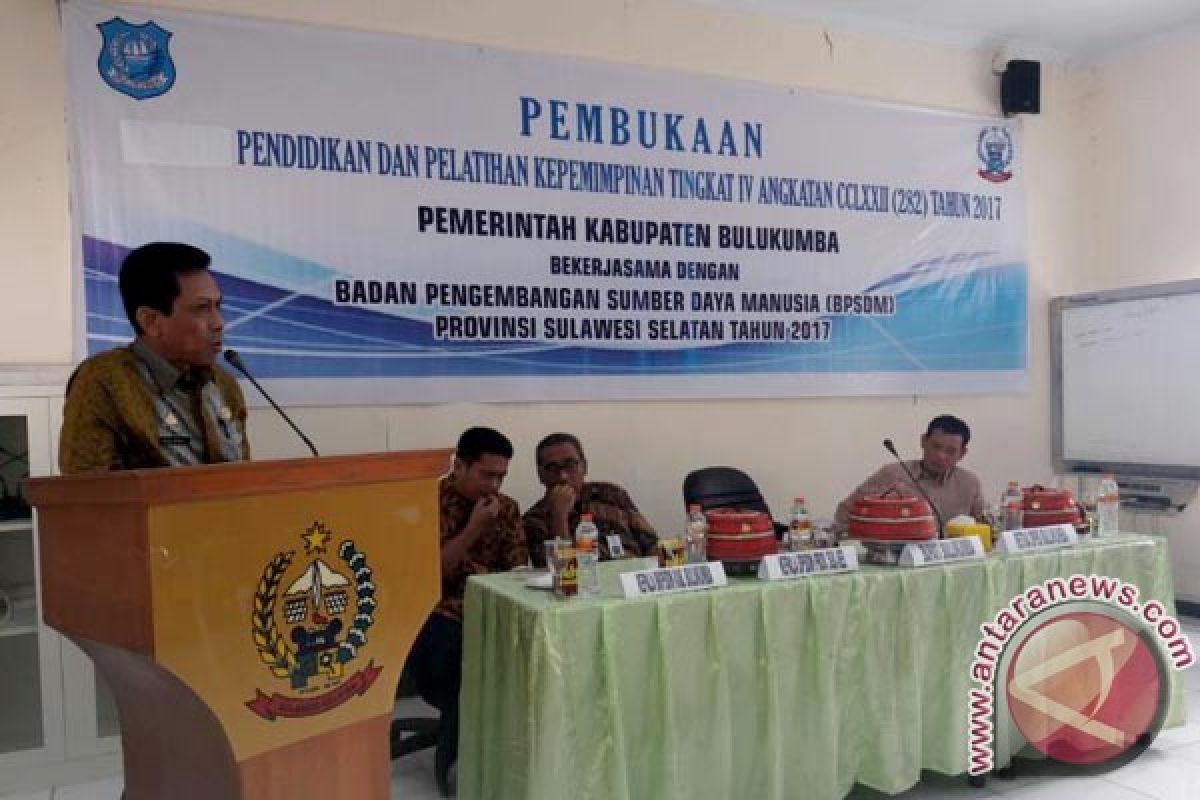 Pemkab Bulukumba Gelar Diklatpim Pejabat Eselon IV