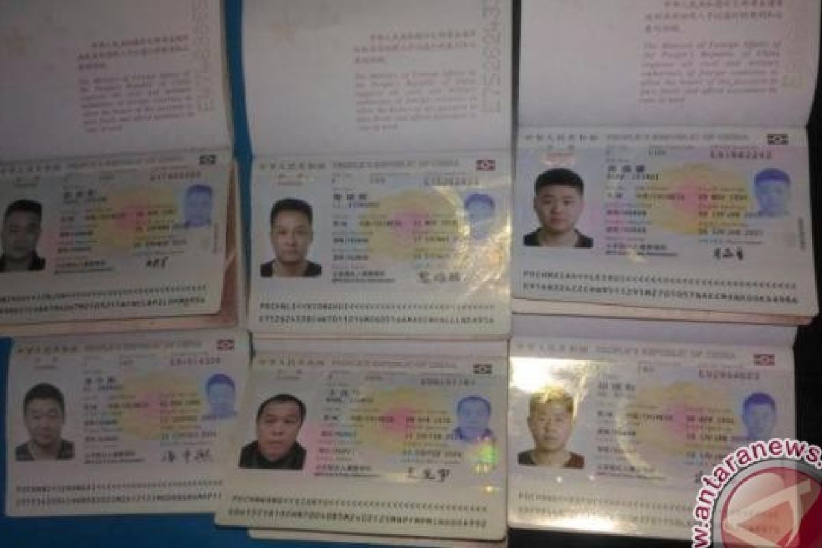 Imigrasi Jambi tangkap enam warga Tiongkok 