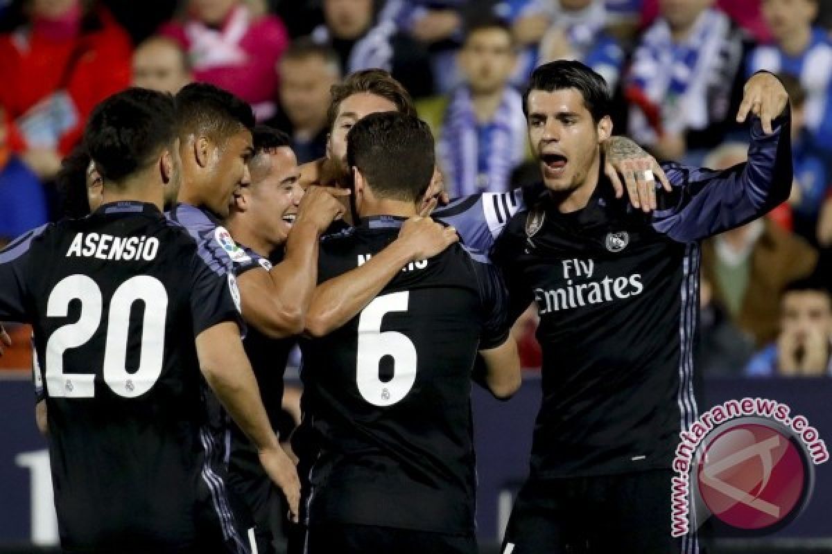 Tanpa Ronaldo, Madrid Tekuk Leganes 4-2 Berkat Hattrick Morata