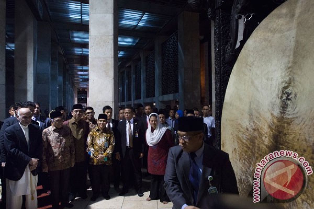 Presiden Afghanistan saksikan budaya Islam Masjid Istiqlal