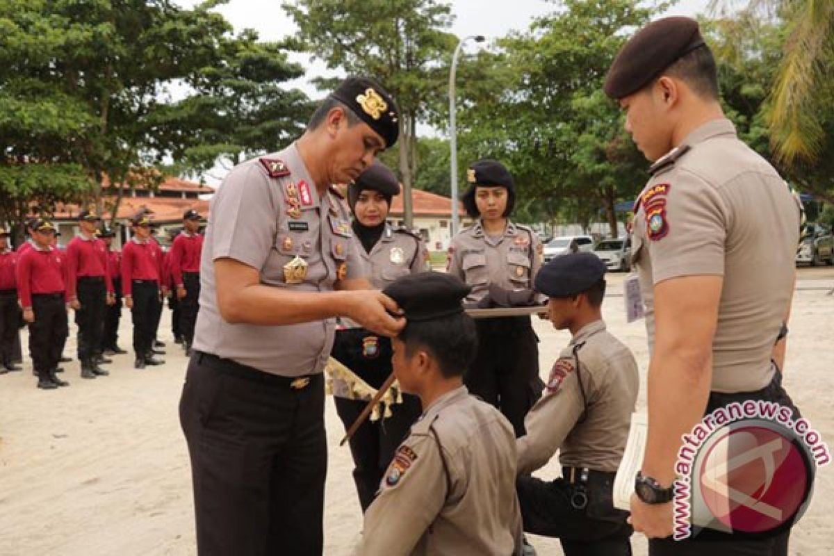 Kapolda Kepri Pimpin Pembaretan 125 Bintara