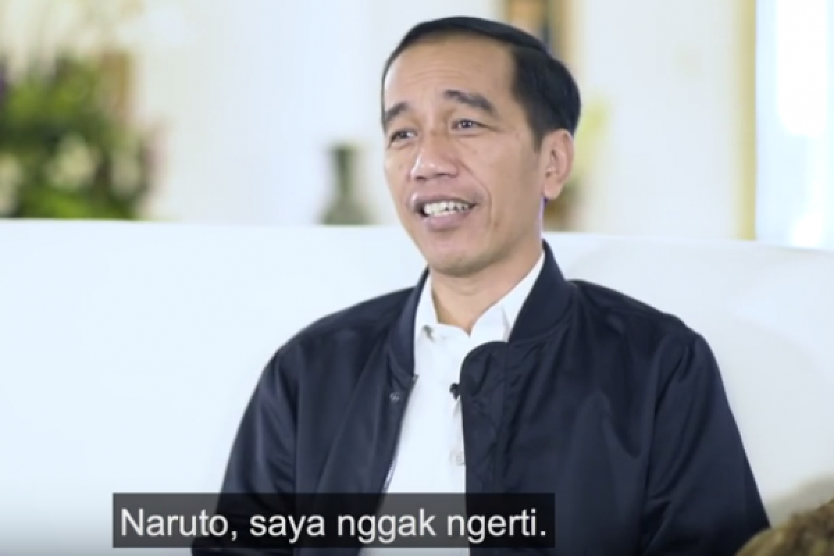 Presiden Jokowi Tak Tahu Naruto