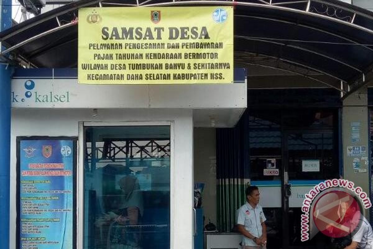 Sat lantas Polres HSS Buka Layanan Samsat Desa