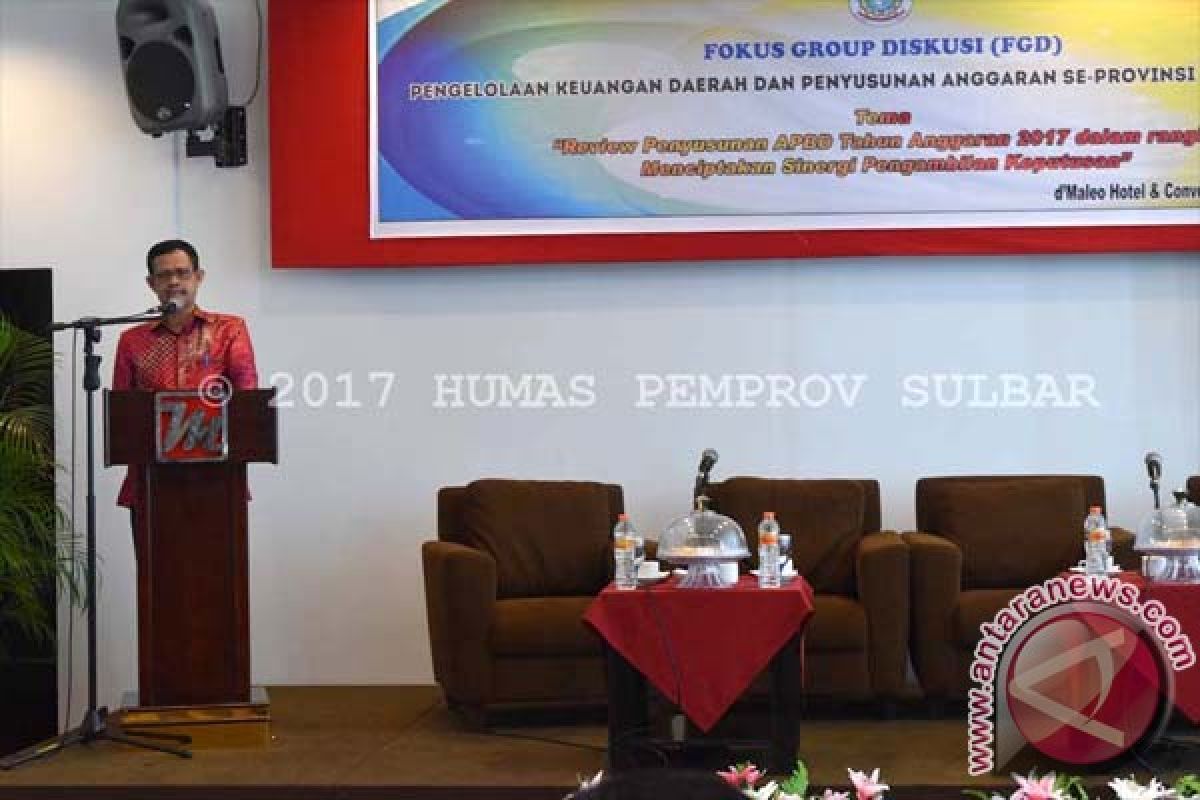 Pemprov Sulbar Tingkatkan Kualitas Pengelolaan Keuangan Daerah 