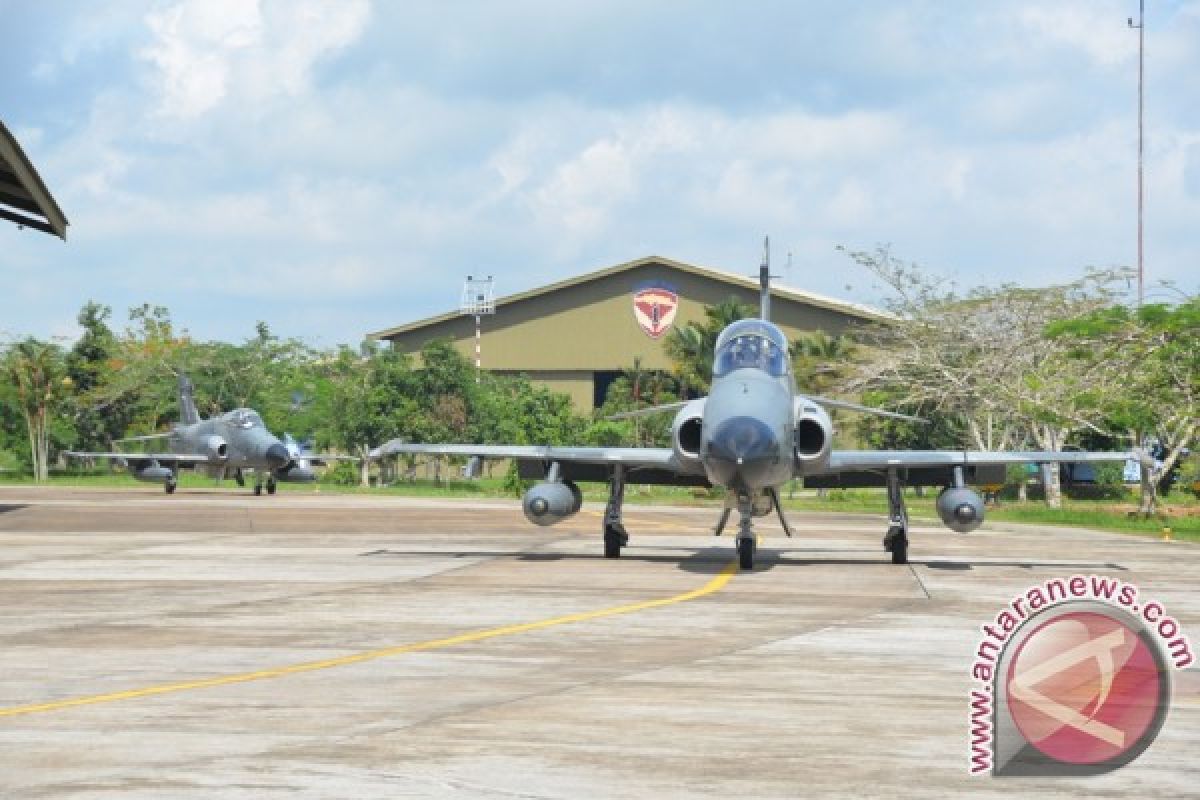 Skadron Elang Khatulistiwa Kembali ke Supadio