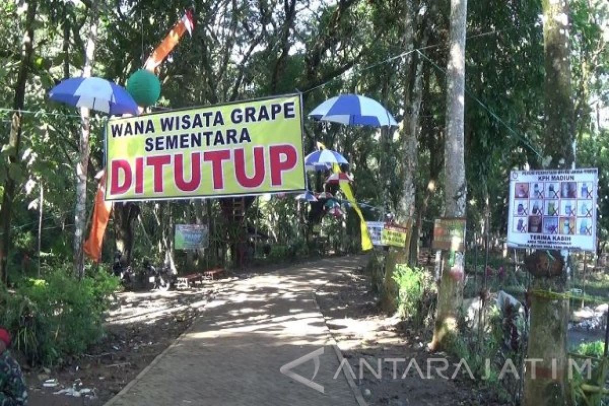 Perhutani Tutup Sementara Wana Wisata Grape Madiun