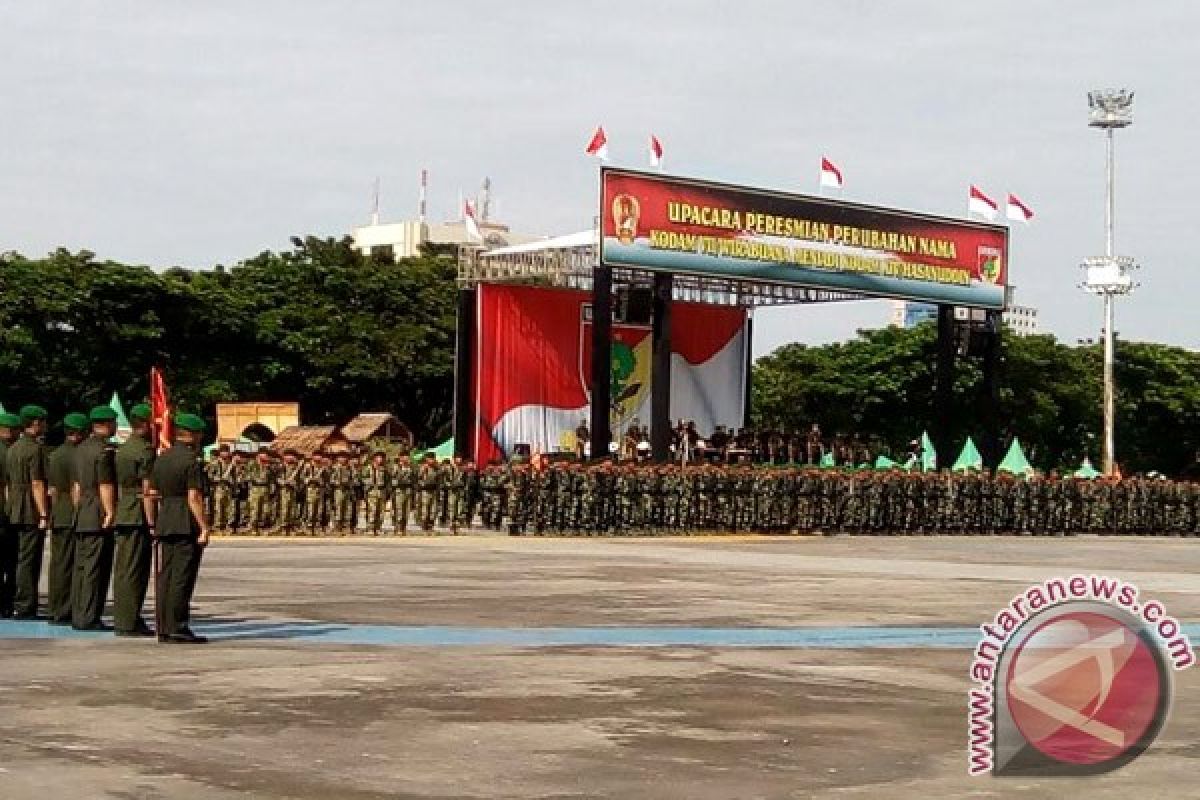 KSAD Resmikan Nama Kodam XIV Hasanuddin 