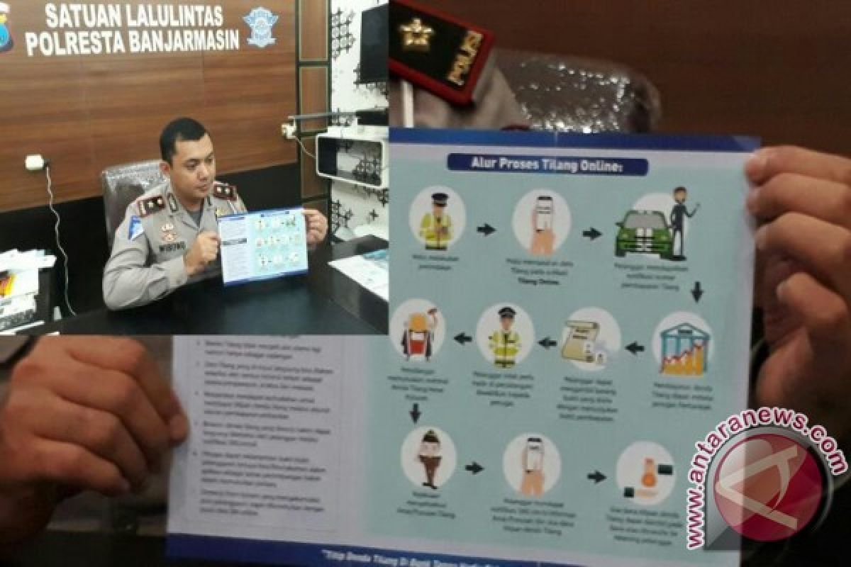 Polresta Banjarmasin Berlakukan E-tilang 