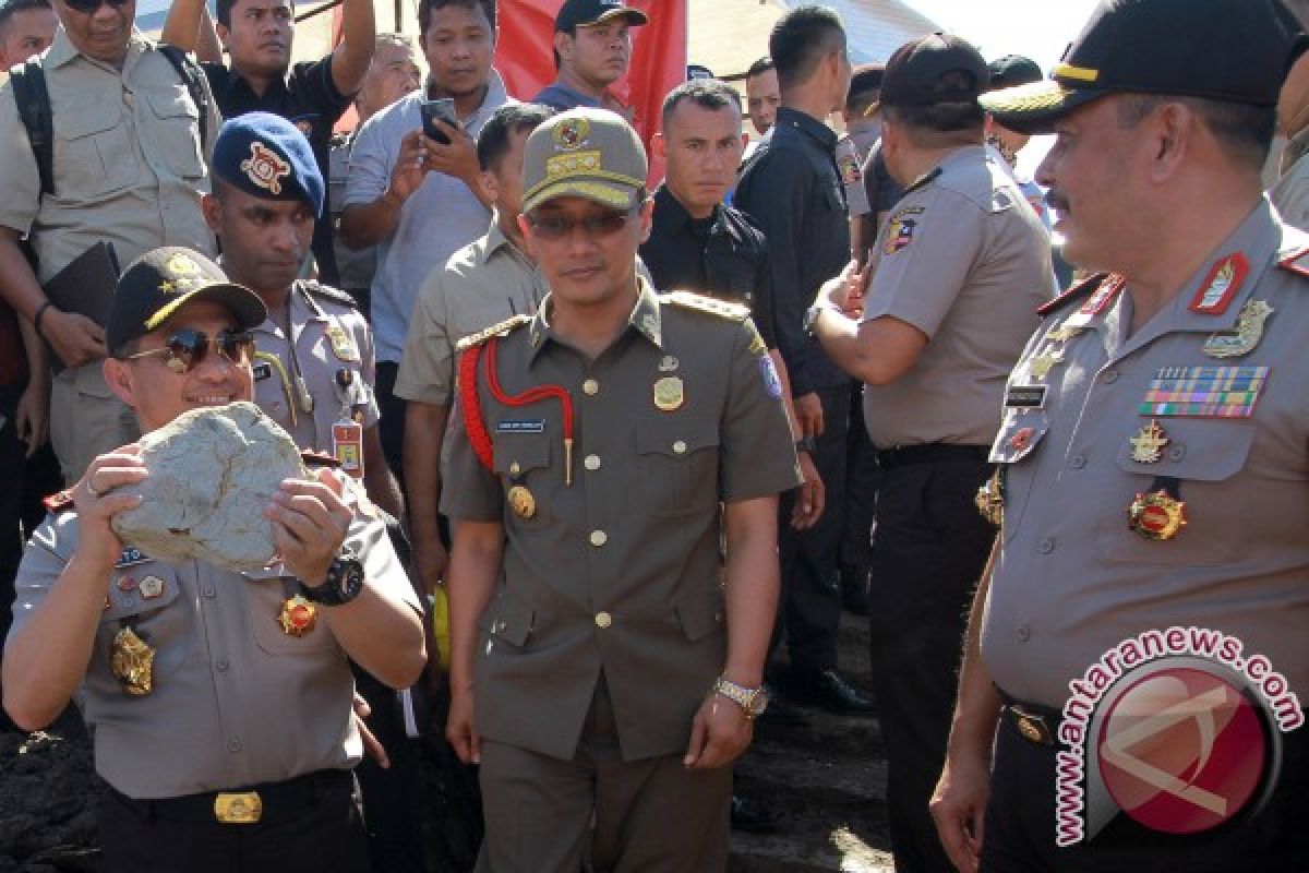 Kapolri Letakan Batu Pertama Pembangunan SPN Gorontalo