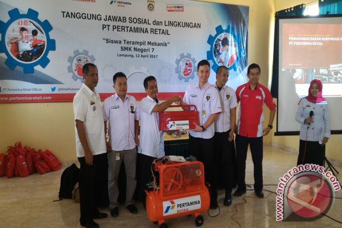 Pertamina Retail Gelar Pelatihan Mekanik Siswa SMK