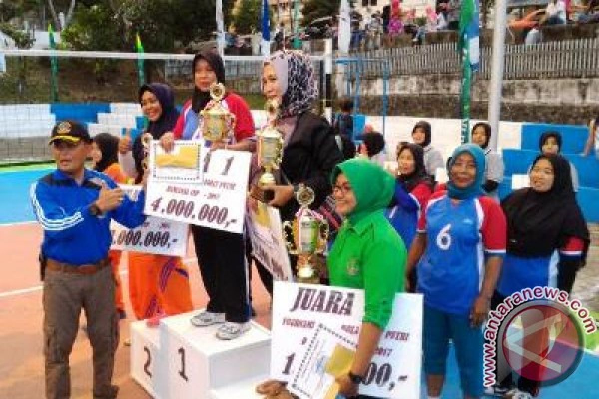 Awak Awai juarai turnamen volly putri Danlanal Cup Sabang