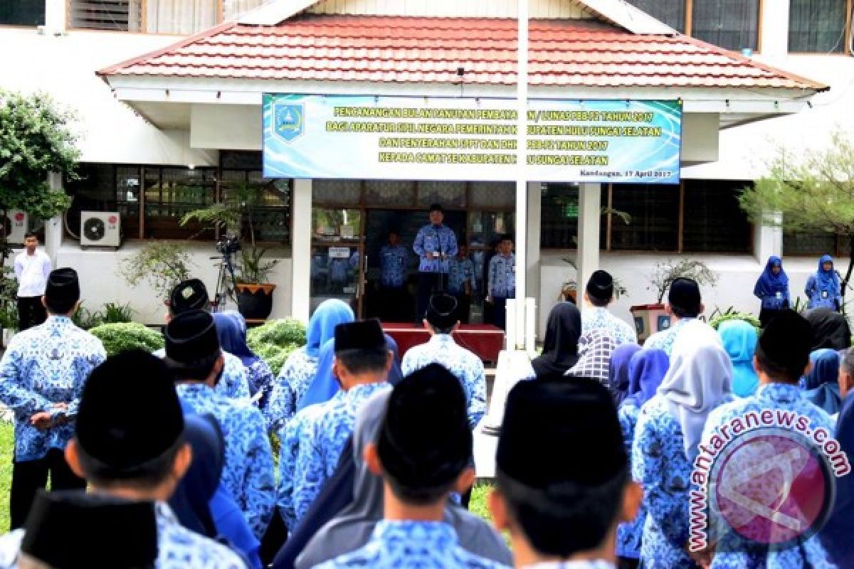 Pemkab HSS Gelar Apel Kesadaran Nasional