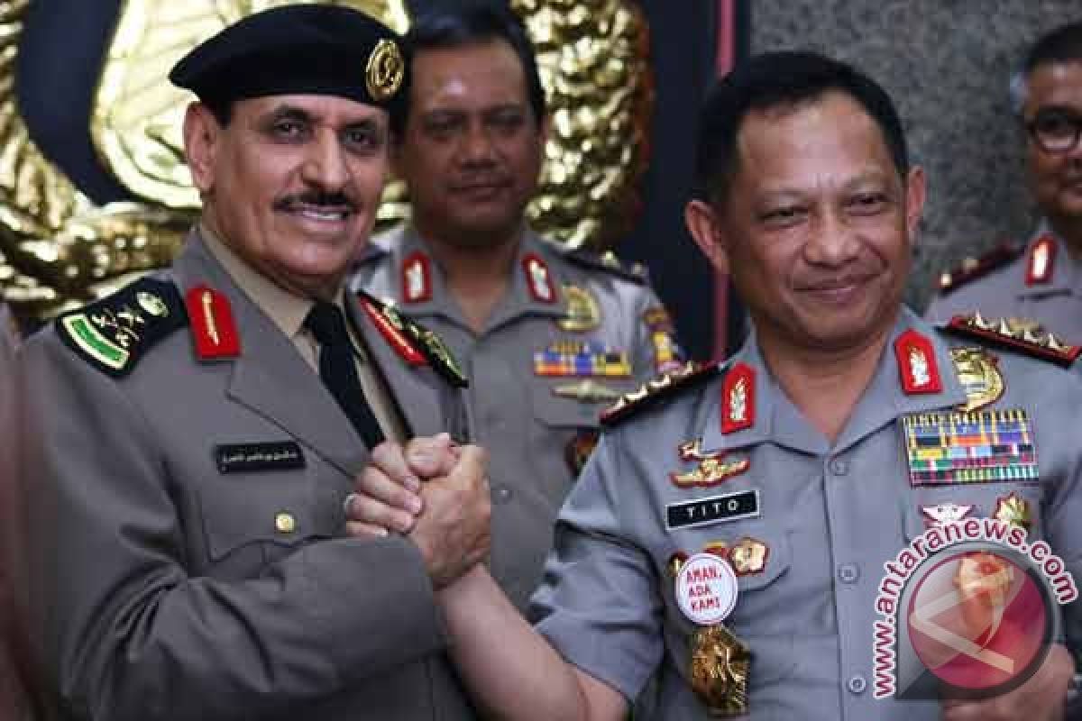 Indonesian, Saudi police chiefs discuss bilateral cooperation