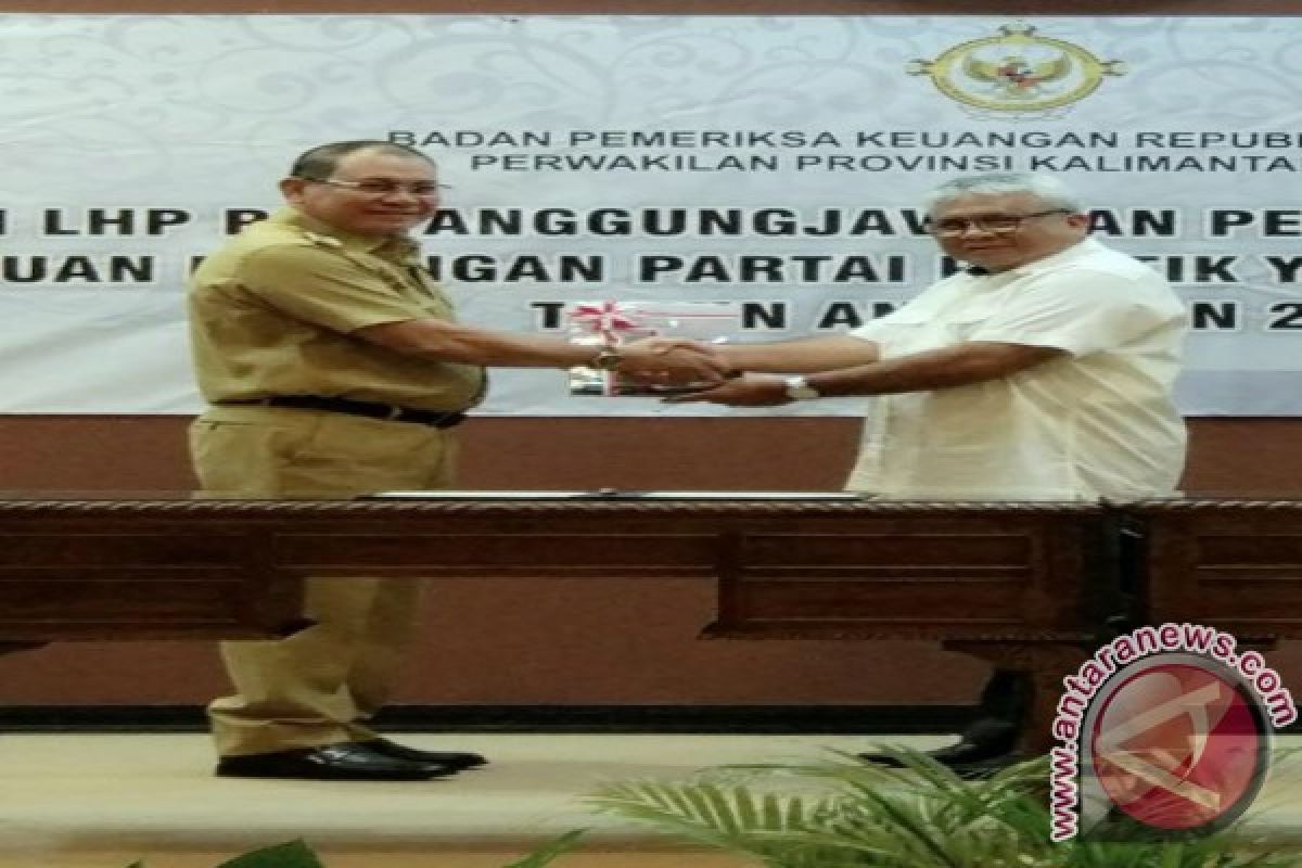 Bupati Hadiri LHP Dana Bantuan Parpol