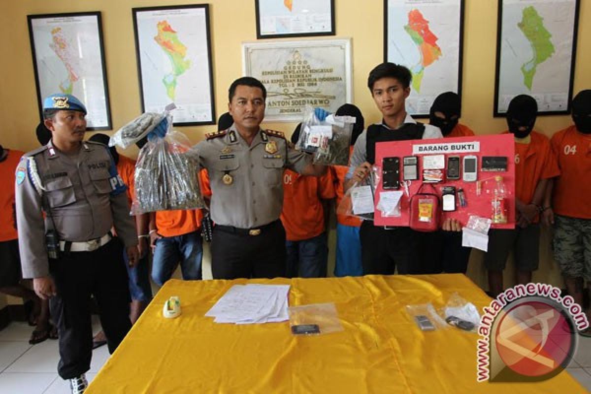 Polres Bengkulu Amankan Delapan Penyalahgunaan Sabu-Sabu