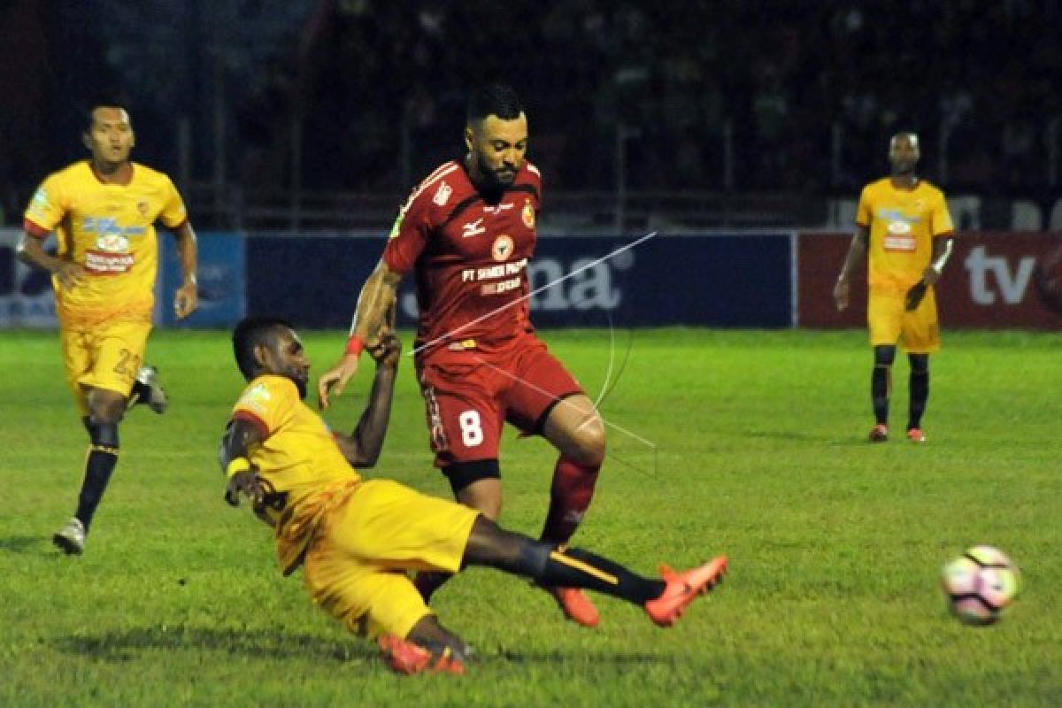 SPFC ditahan imbang Sriwijaya 1-1 di kandang