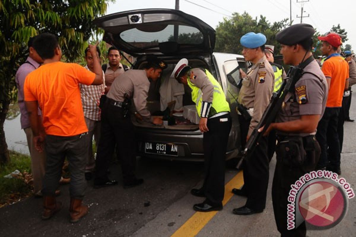 Polres Sukabumi Kota sekat seluruh wilayah perbatasan menuju DKI