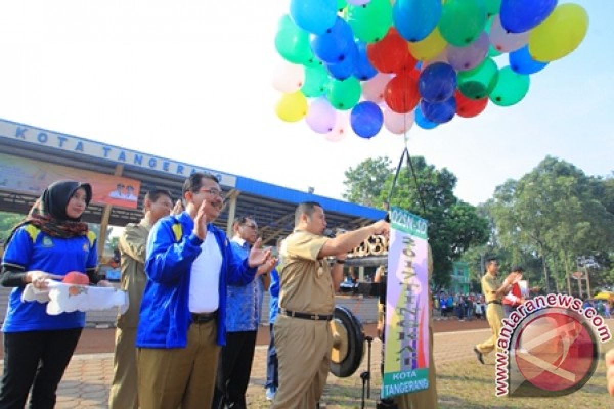 Balon, Barongsai dan Ondel - Ondel Warnai Pembukaan O2SN Tingkat Sekolah Dasar