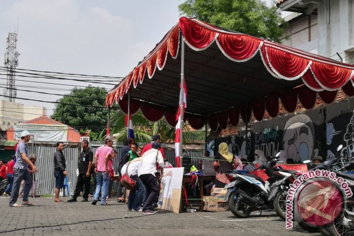 Kapolsek Metro Tanah Abang pastikan pemungutan suara di wilayahnya kondusif