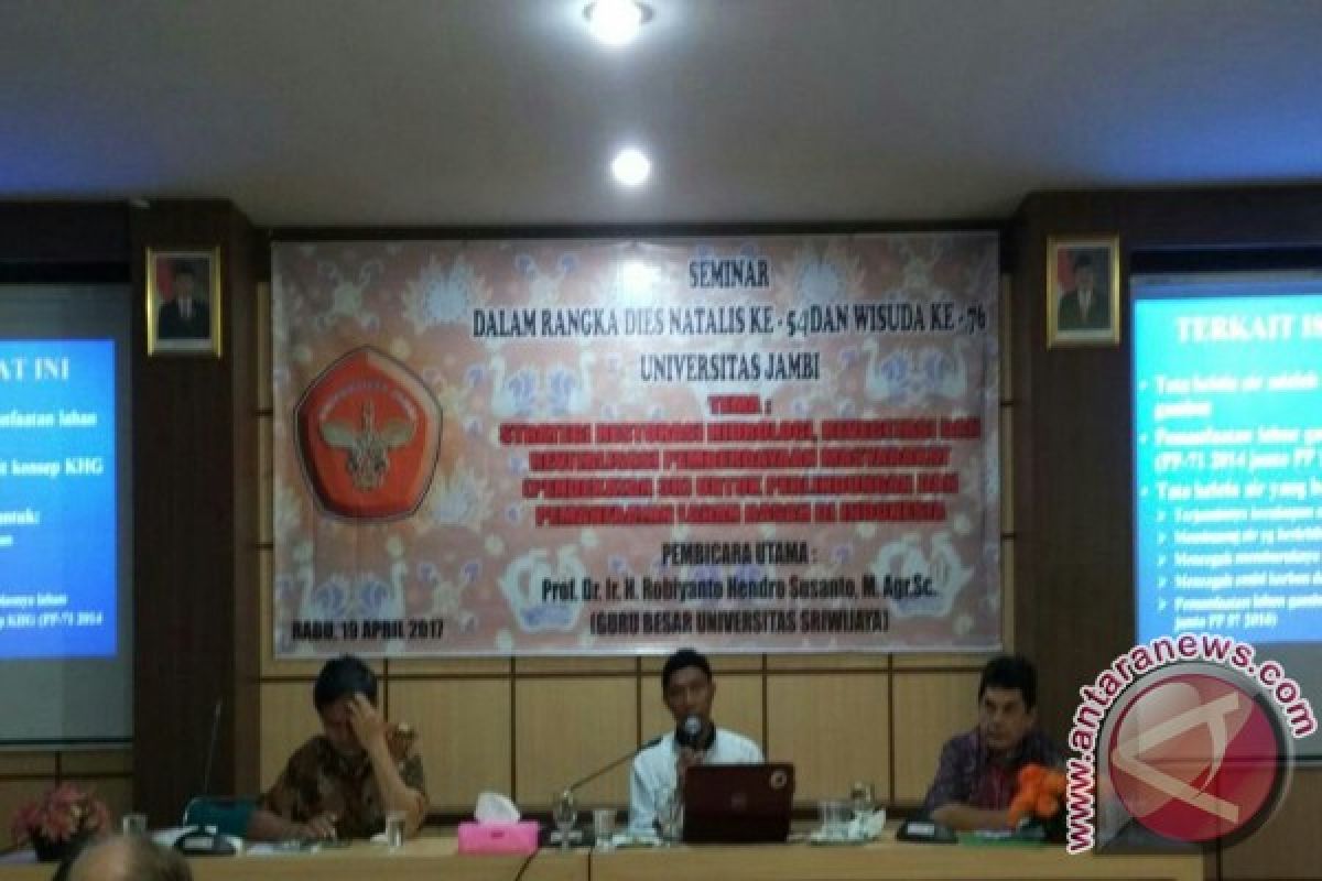 Universitas Jambi adakan seminar pemanfaatan lahan gambut