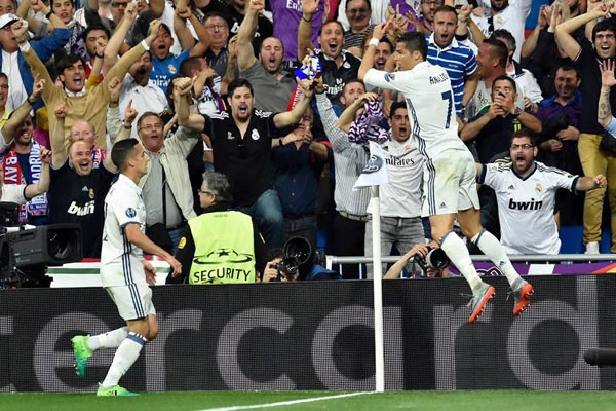 Hattrick Ronaldo Benamkan Bayern Munchen Di  Bernabeu, Real Melaju Ke Semifinal