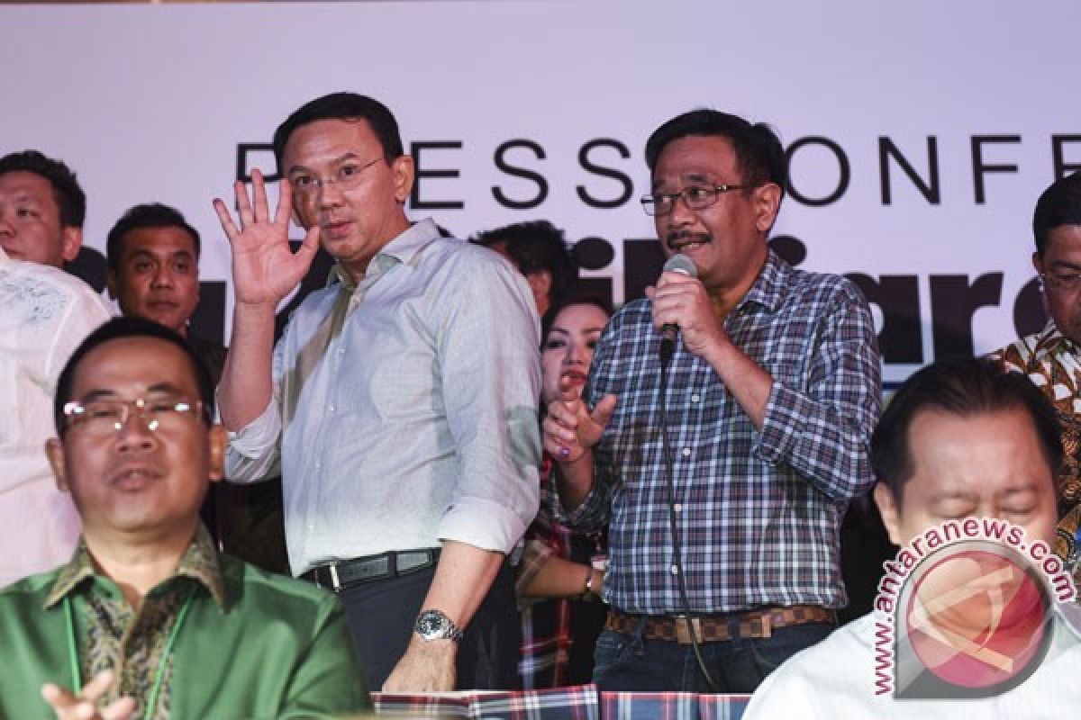 Ahok-Djarot congratulate Anies-Sandi on Jakarta election victory