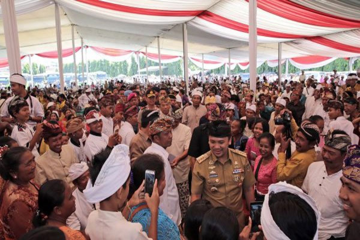 Ribuan Umat Hindu Lampung Rayakan Dharmasanti  