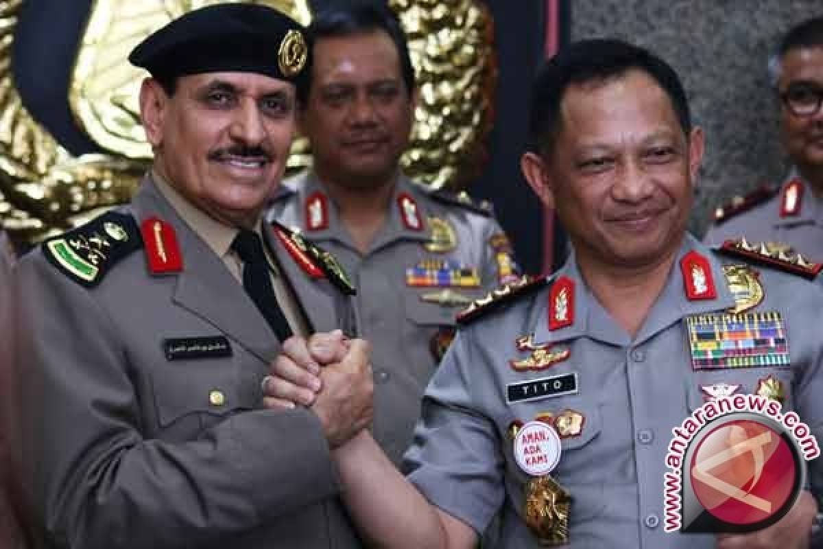Kepolisian Indonesia-Arab Saudi Jalin Kerja Sama Penanggulangan Terorisme