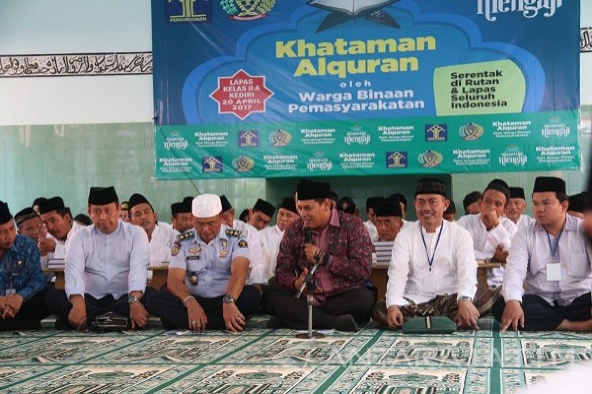  Wali Kota Kediri Dukung Kegiatan Pengajian di Lapas     