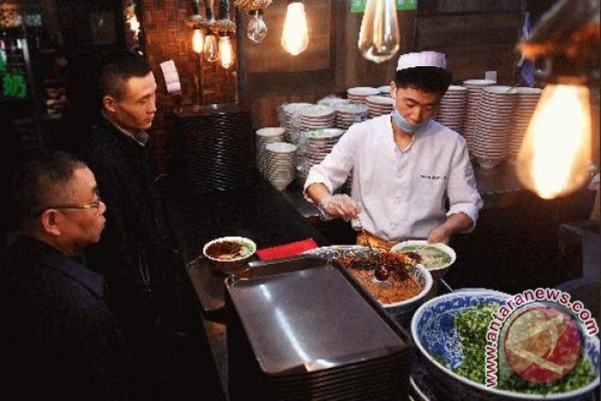 Beef noodle: Name card of Lanzhou