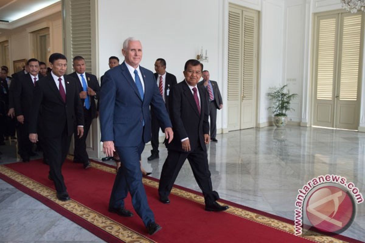 Wapres Kalla-Pence bahas lima sektor bilateral strategis