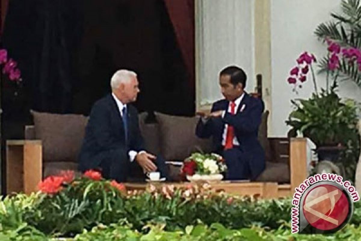 Presiden Jokowi ajak Wapres AS "veranda talks"