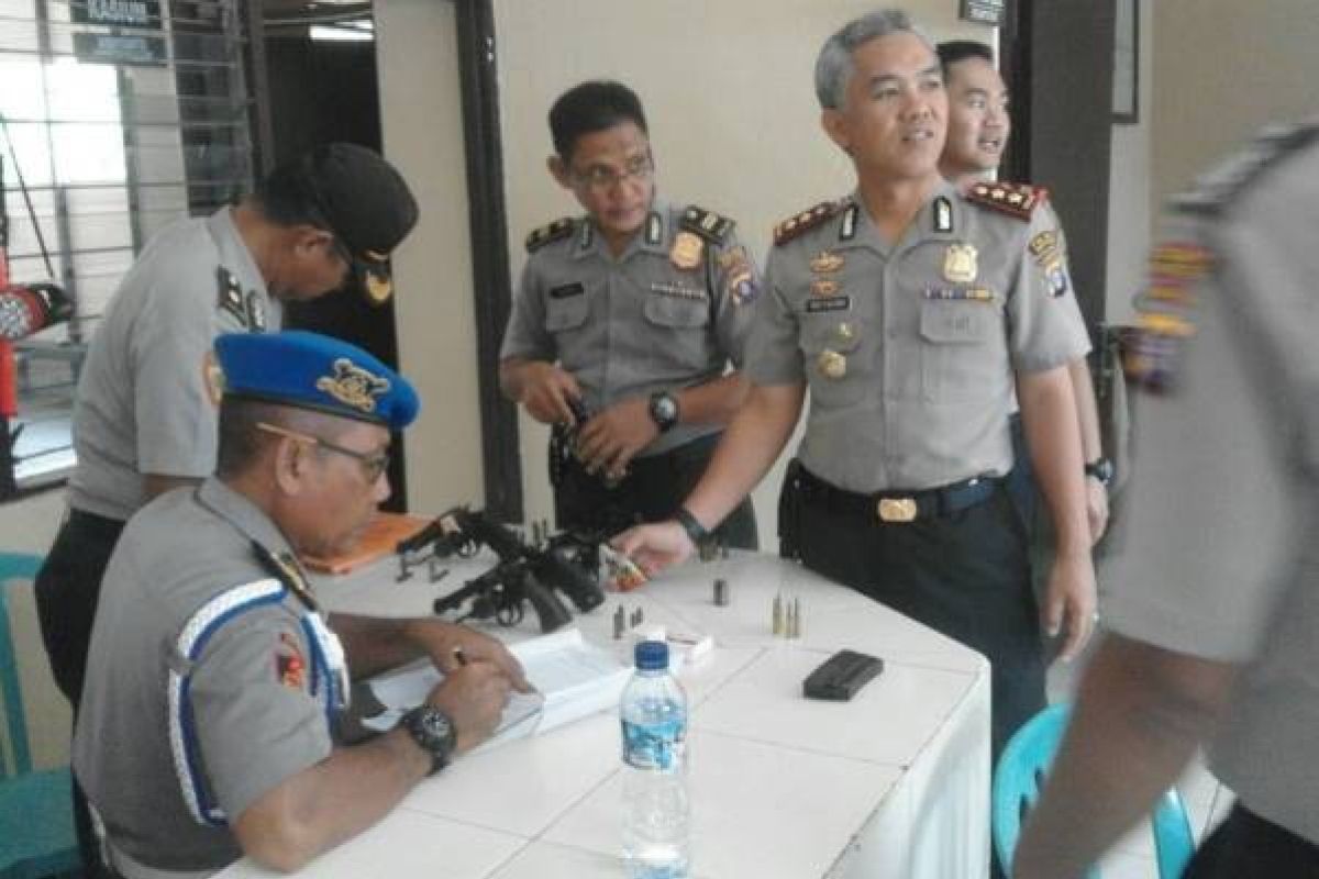 Polres Barito Utara Kembali  Periksa Senjata Api Anggotanya