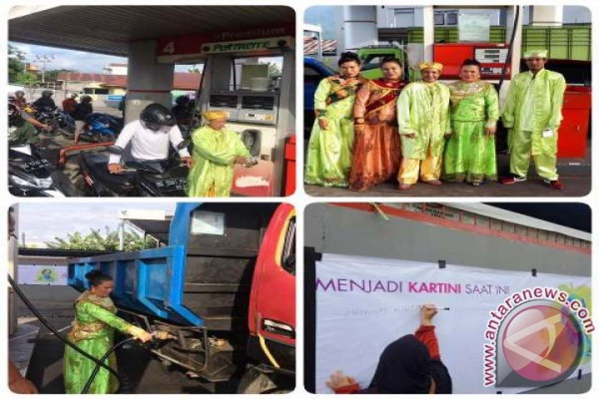 Pertamina Wajibkan Petugas SPBU Ternate Kenakan Kebaya