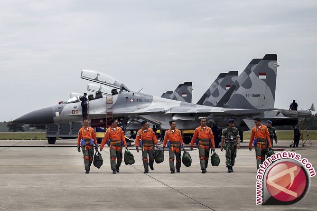TNI AU bangun shelter untuk Sukhoi SU-35